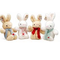 عروسک می تویو شالدار 25سانت